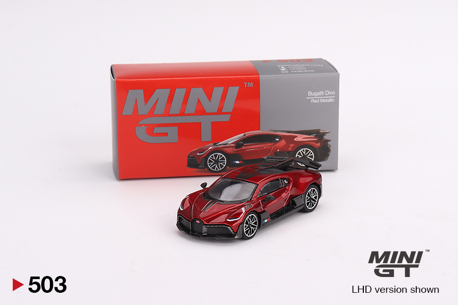 MINI GT ブガッティ ディーヴォ (レッド・メタリック) チェイスカー