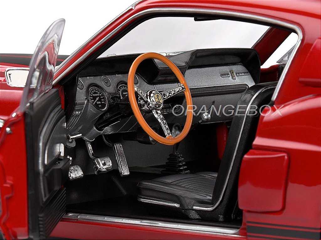 Mustang Shelby GT500 1967 1:18 Solido Vermelho - 19 anos! Loja on