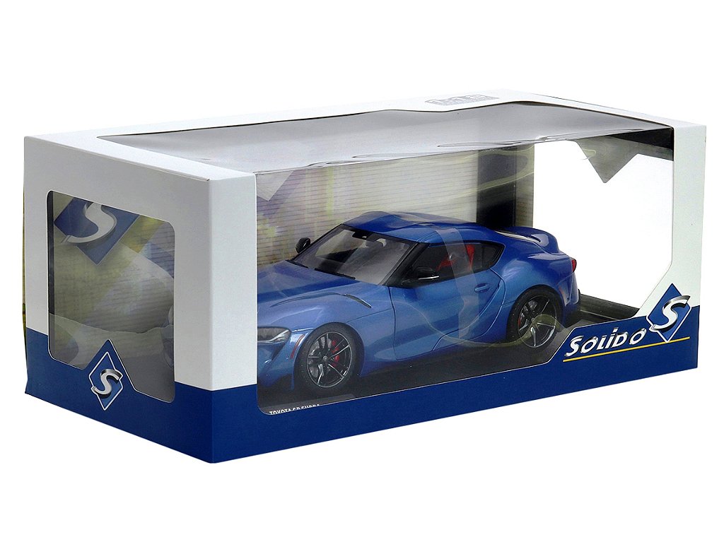 Toyota GR Supra 2021 1:18 Solido Azul - 20 anos! Loja on-line de
