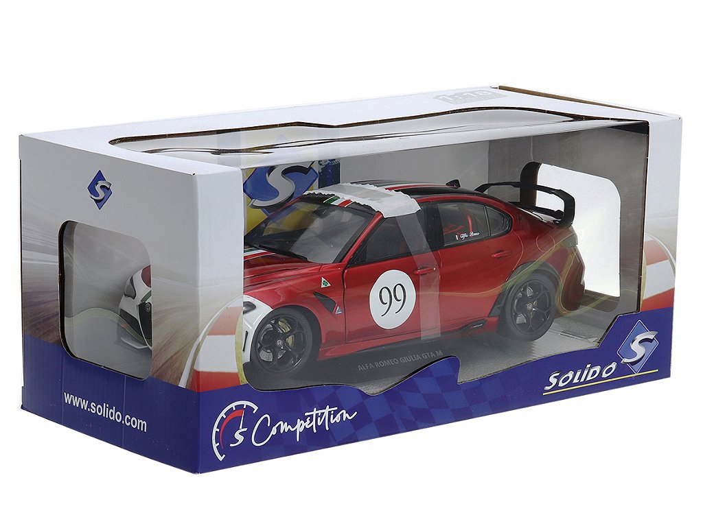 Alfa Romeo Giulia GTA-M 2022 Mugello 1969 1:18 Solido - 19 anos