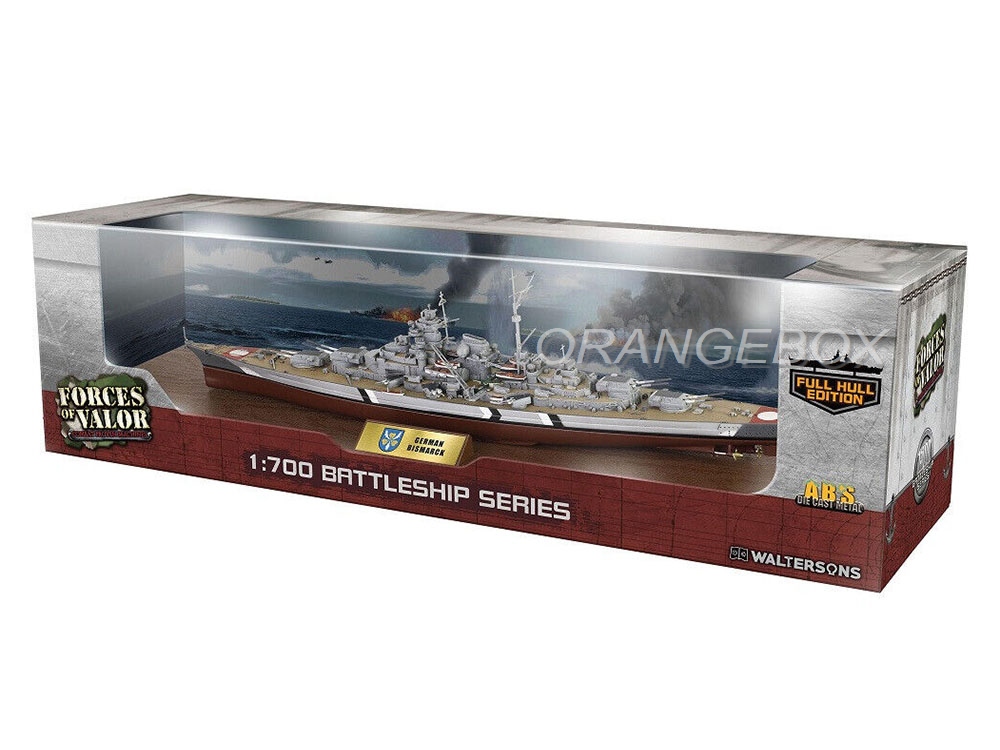 Navio Bismarck German Battleship (Denmark Strait) May 1941 1:700