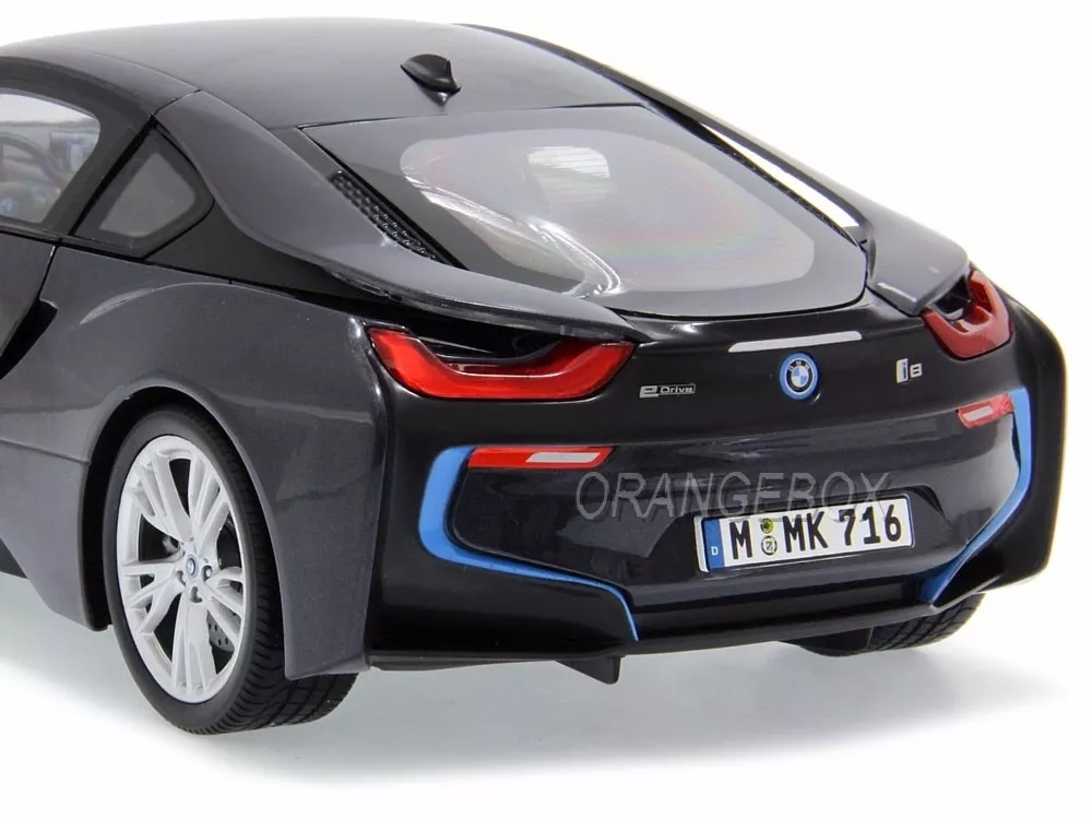 BMW I8 Speed 1:18 Paragon Models Cinza - 20 anos! Loja on-line de