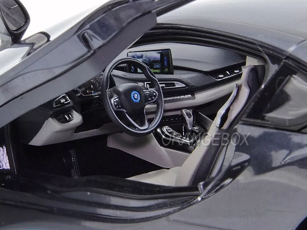 BMW I8 Speed 1:18 Paragon Models Cinza - 20 anos! Loja on-line de