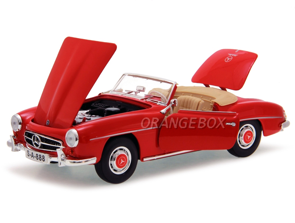 Mercedes 190 SL 1955 Maisto 1:18 Vermelho - 20 anos! Loja on-line