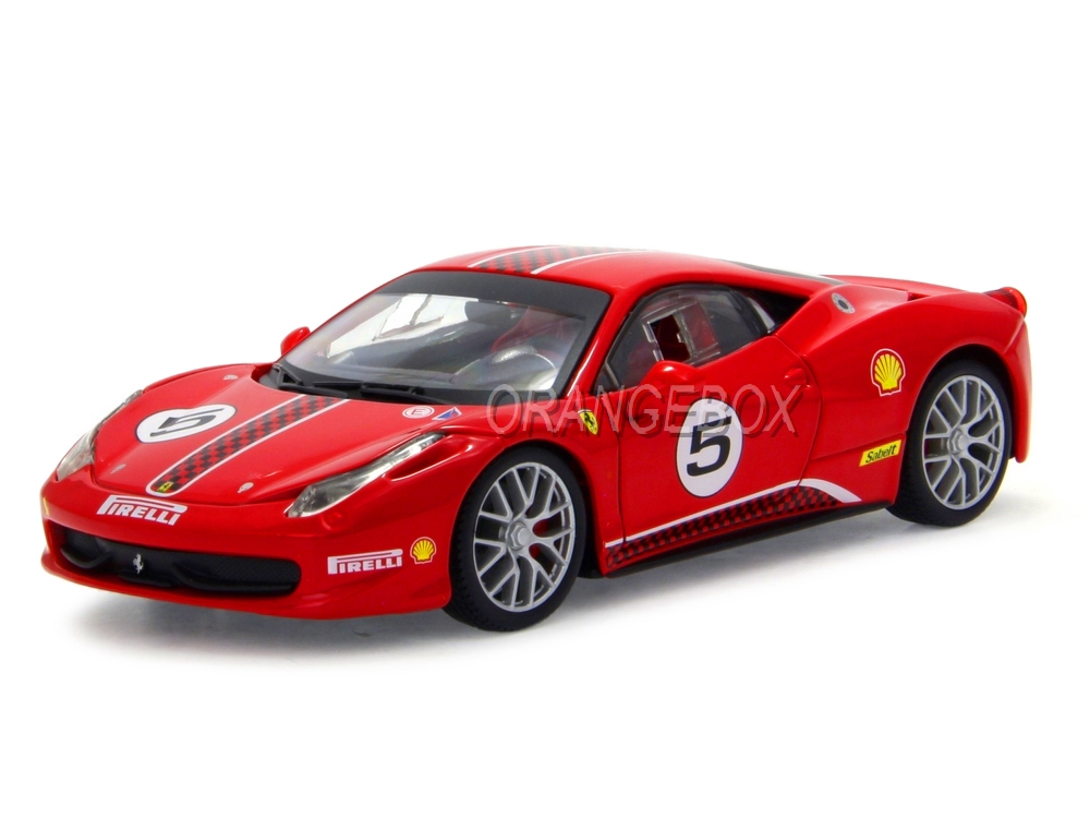 Ferrari 458 Challenge Bburago 1:24 Vermelho - 20 anos! Loja on
