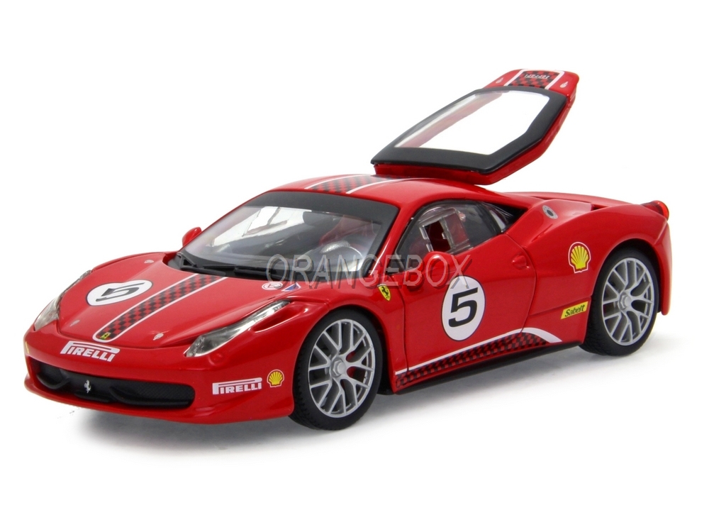 Ferrari 458 Challenge Bburago 1:24 Vermelho - 20 anos! Loja on