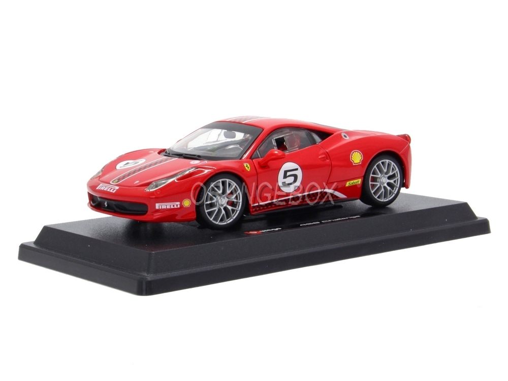 Ferrari 458 Challenge Bburago 1:24 Vermelho - 20 anos! Loja on