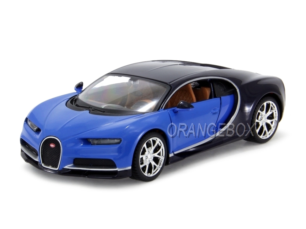 Bugatti Chiron 2016 1:24 Maisto Azul - 20 anos! Loja on-line de