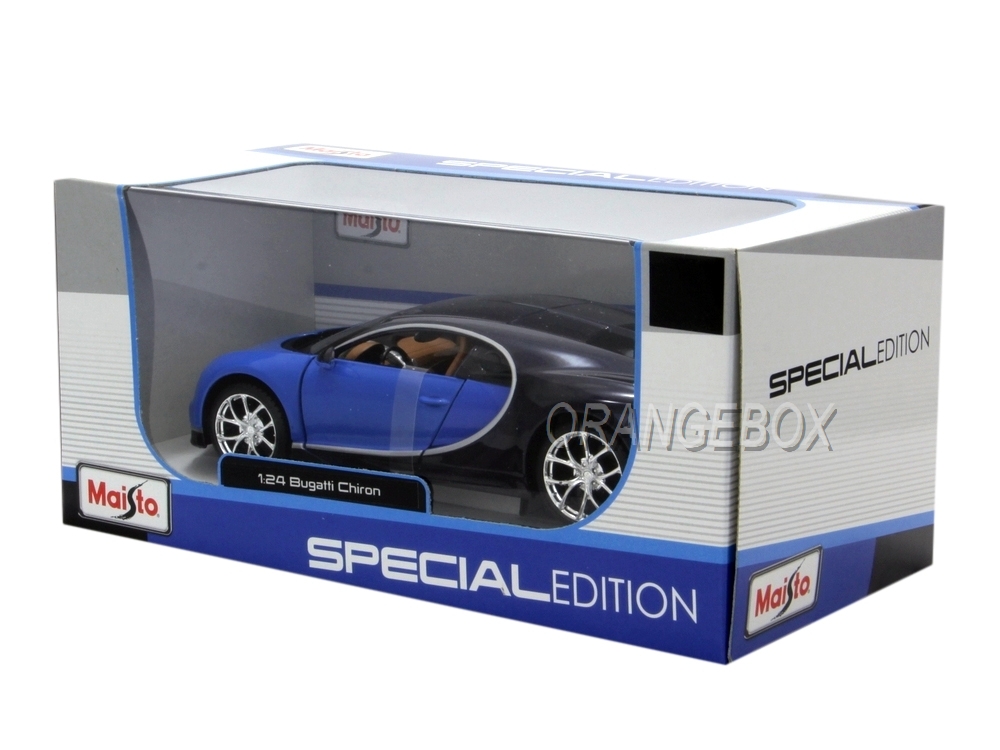 Bugatti Chiron 2016 1:24 Maisto Azul - 20 anos! Loja on-line de