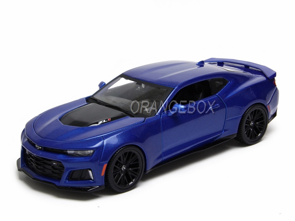 Chevrolet Camaro ZL1 1:24 Maisto Azul - 19 anos! Loja on-line de