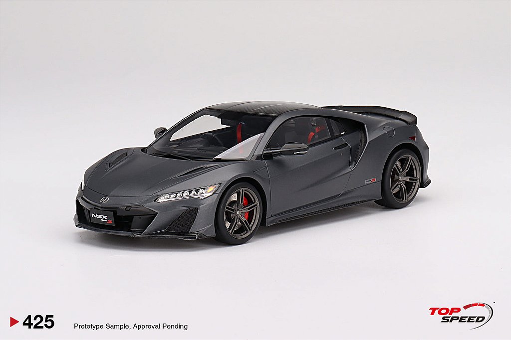 Honda NSX Type S 2022 1:18 TopSpeed Cinza - 19 anos! Loja on-line