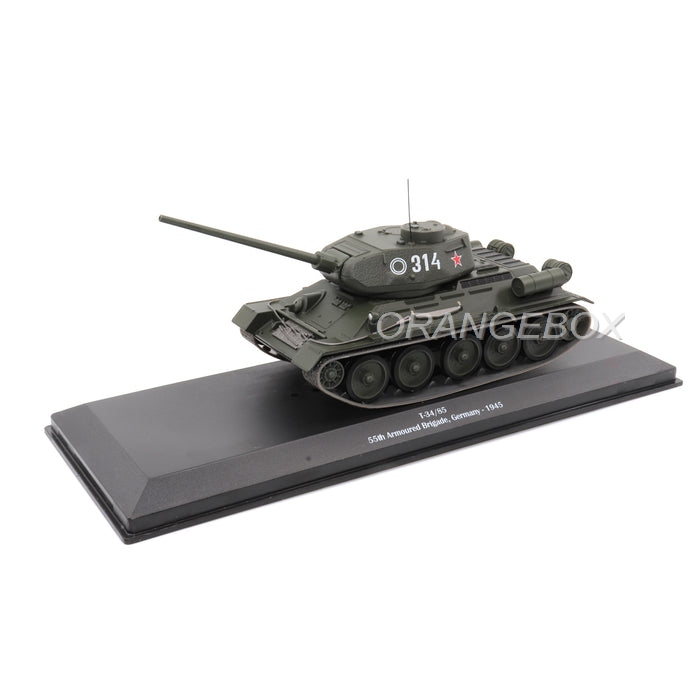 Tanque T-34-85 Germany 1945 1:43 Motorcity Classics - 20 anos