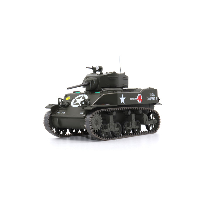 Tanque M5A1 Light Tank France 1944 1:43 Motorcity Classics - 20