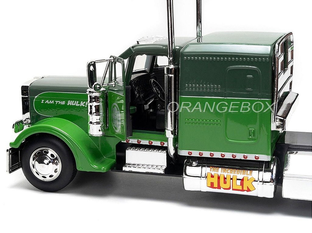 Peterbilt 379 1992 The Incredible Hulk 1:24 Jada Toys - 20 anos