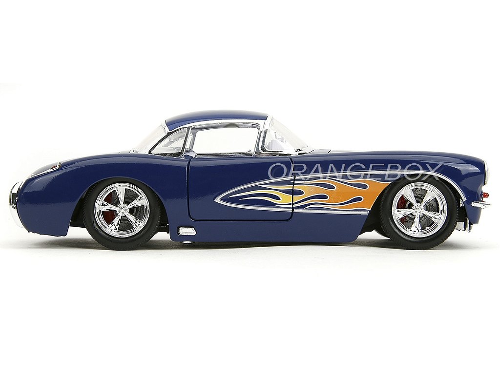 Chevrolet Corvette 1957 1:24 Jada Toys Azul - 20 anos! Loja on