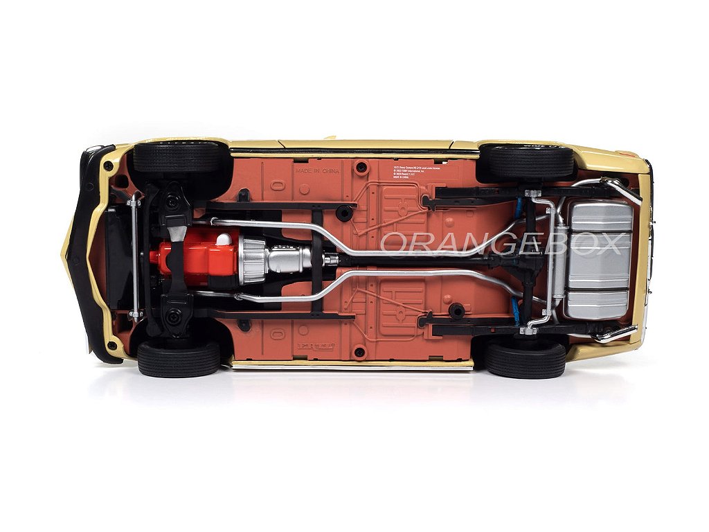 Chevrolet Camaro RS Z28 1972 1:18 Autoworld Amarelo - 20 anos