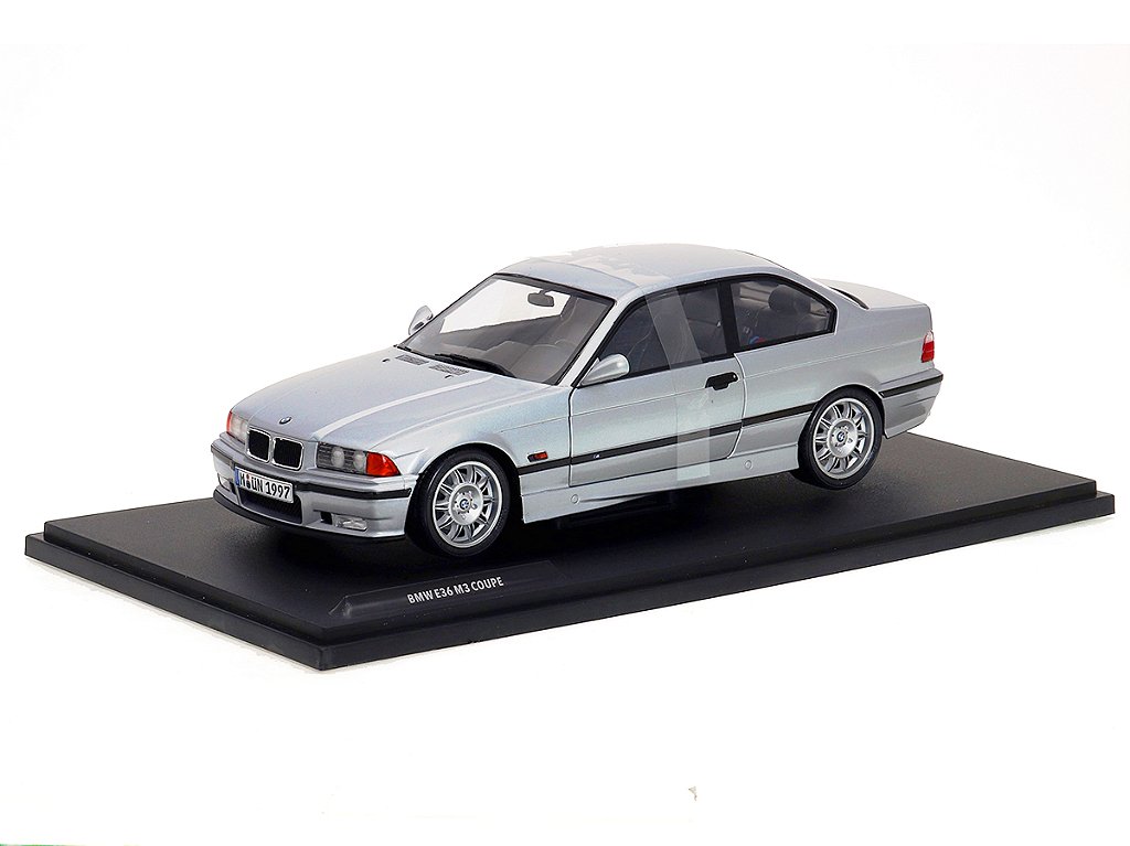 BMW E36 Coupe 1990 1:18 Solido Cinza - 20 anos! Loja on-line de
