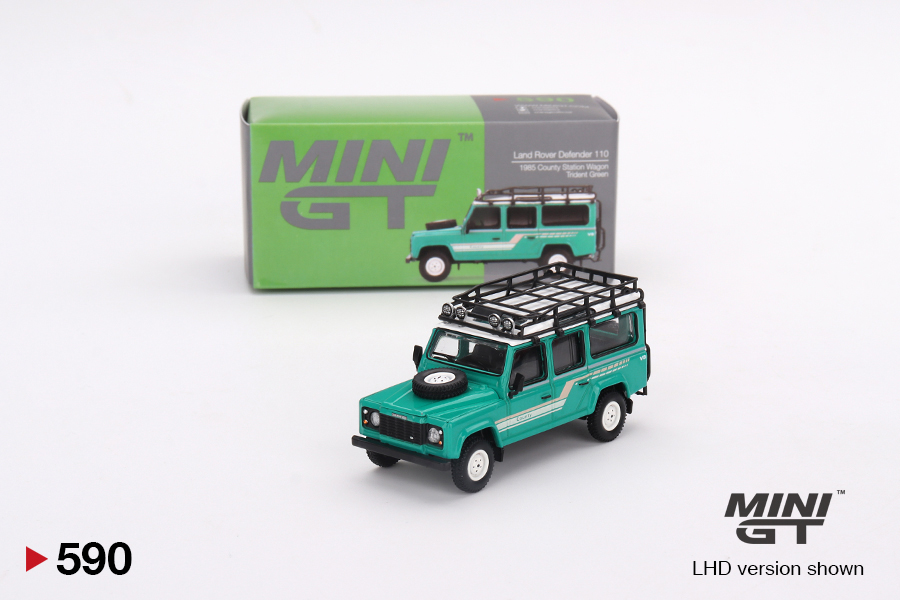 Land Rover Defender 110 1985 County Station 1:64 Mini GT - 19 anos