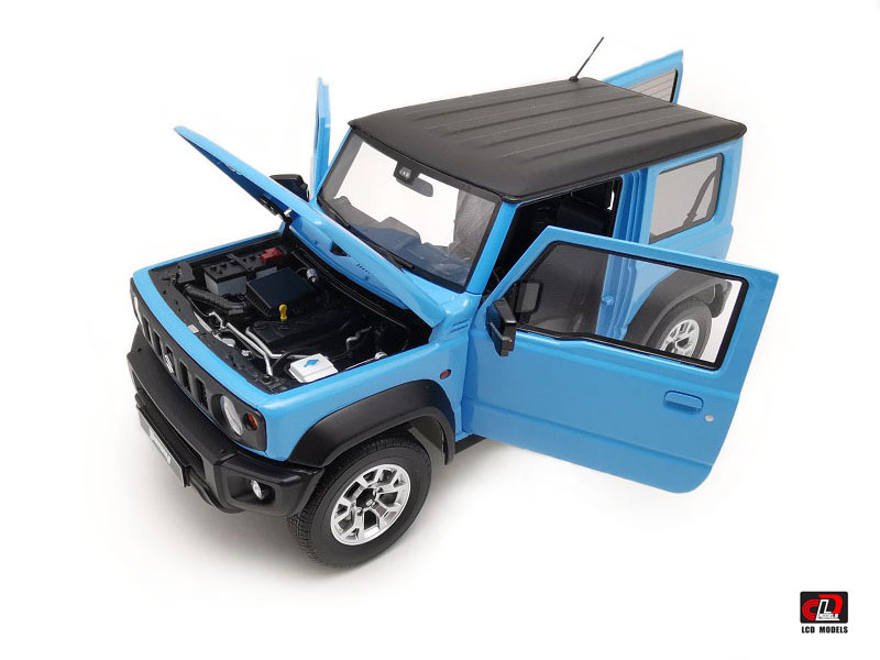Suzuki Jimny Sierra 1:18 LCD Models Azul - 20 anos! Loja on-line