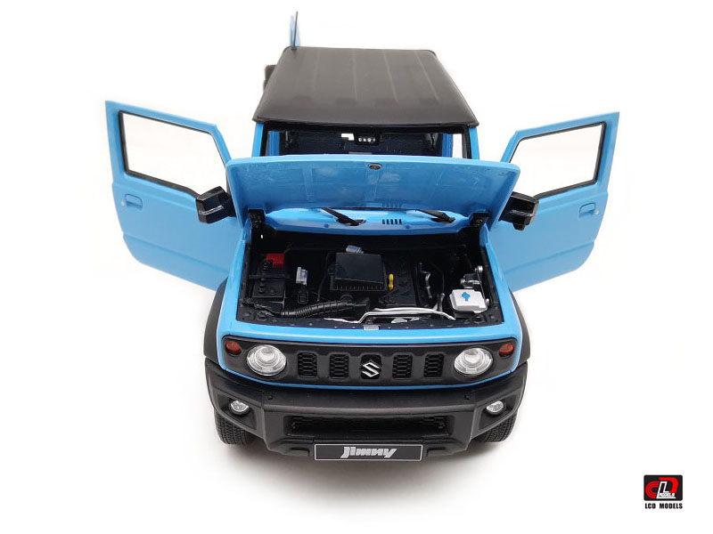 Suzuki Jimny Sierra 1:18 LCD Models Azul - 20 anos! Loja on-line