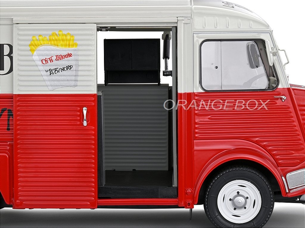 Citroen Type HY Friterie Ch'ti Biloute 1969 1:18 Solido Branco