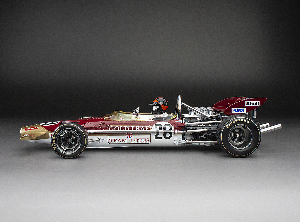Fórmula 1 Lotus 49C Emerson Fittipaldi Gp British 1970 1:18