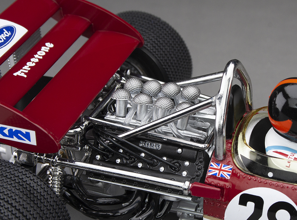 Fórmula 1 Lotus 49C Emerson Fittipaldi Gp British 1970 1:18