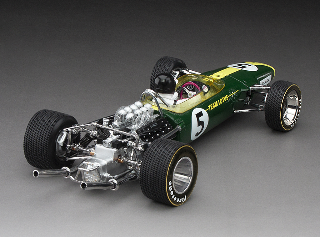 Fórmula 1 Lotus 49C Jim Clark Winner Gp USA 1967 1:18 Quartzo - 19