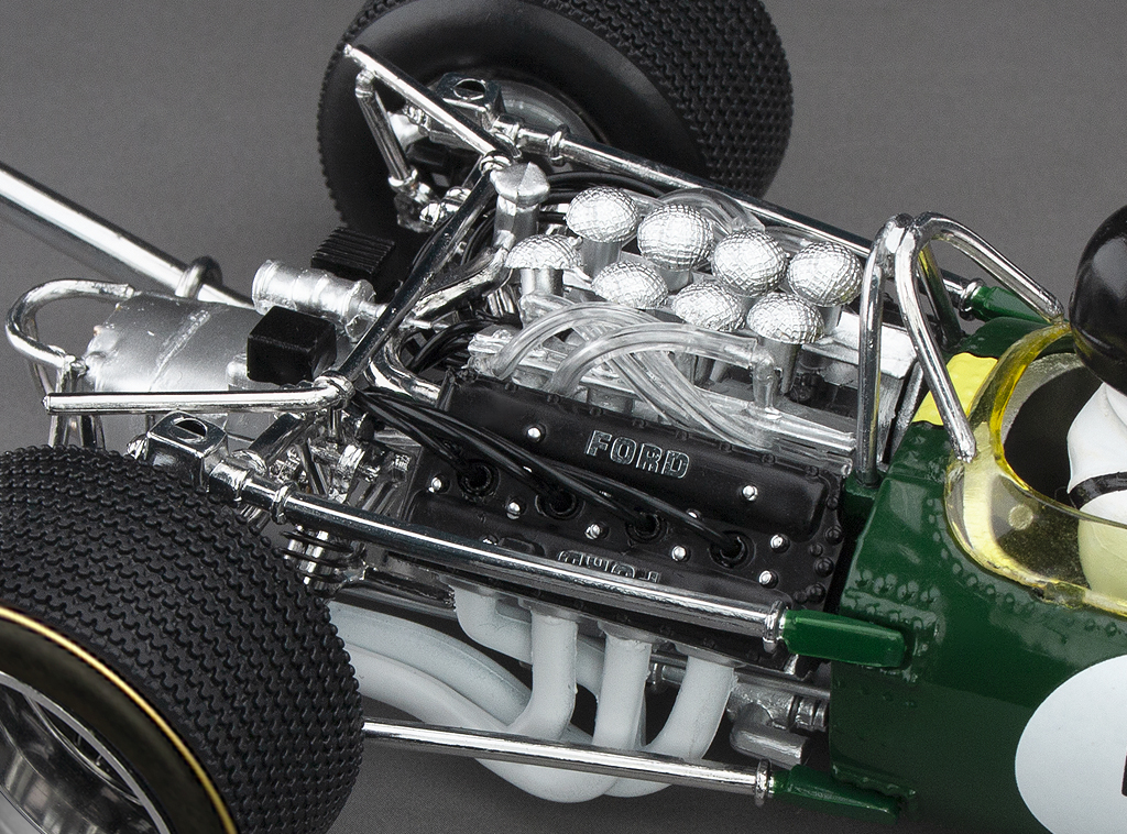 Fórmula 1 Lotus 49C Jim Clark Winner Gp USA 1967 1:18 Quartzo - 20