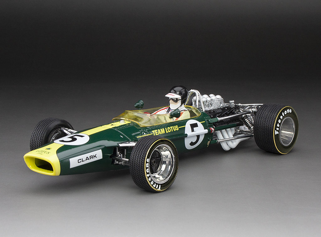 Fórmula 1 Lotus 49C Jim Clark Winner Gp USA 1967 1:18 Quartzo - 19