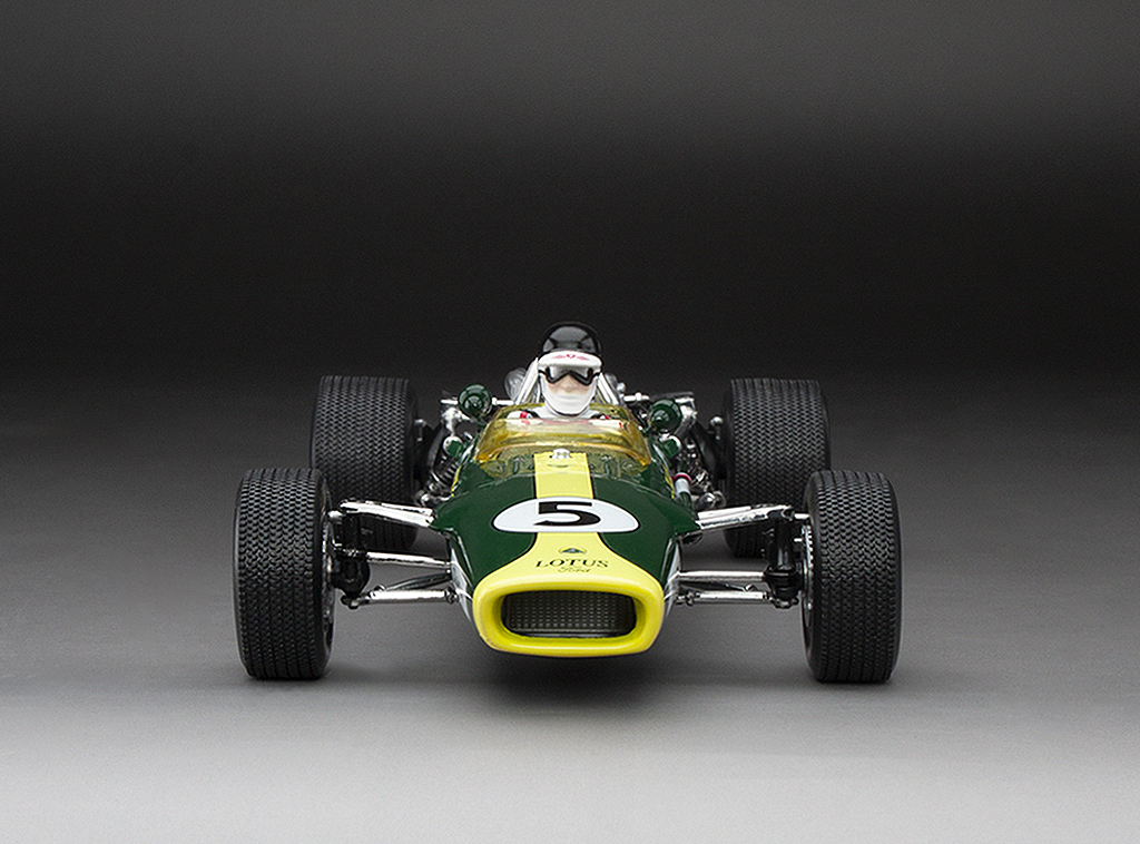 Fórmula 1 Lotus 49C Jim Clark Winner Gp USA 1967 1:18 Quartzo - 19