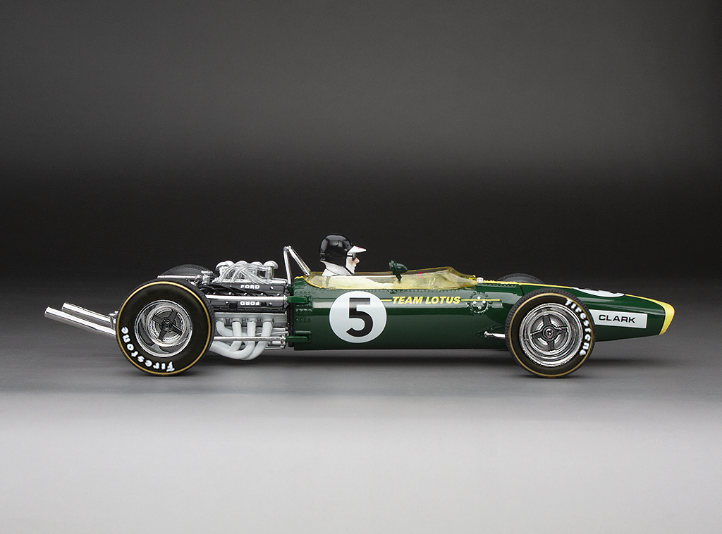 Fórmula 1 Lotus 49C Jim Clark Winner Gp USA 1967 1:18 Quartzo - 20