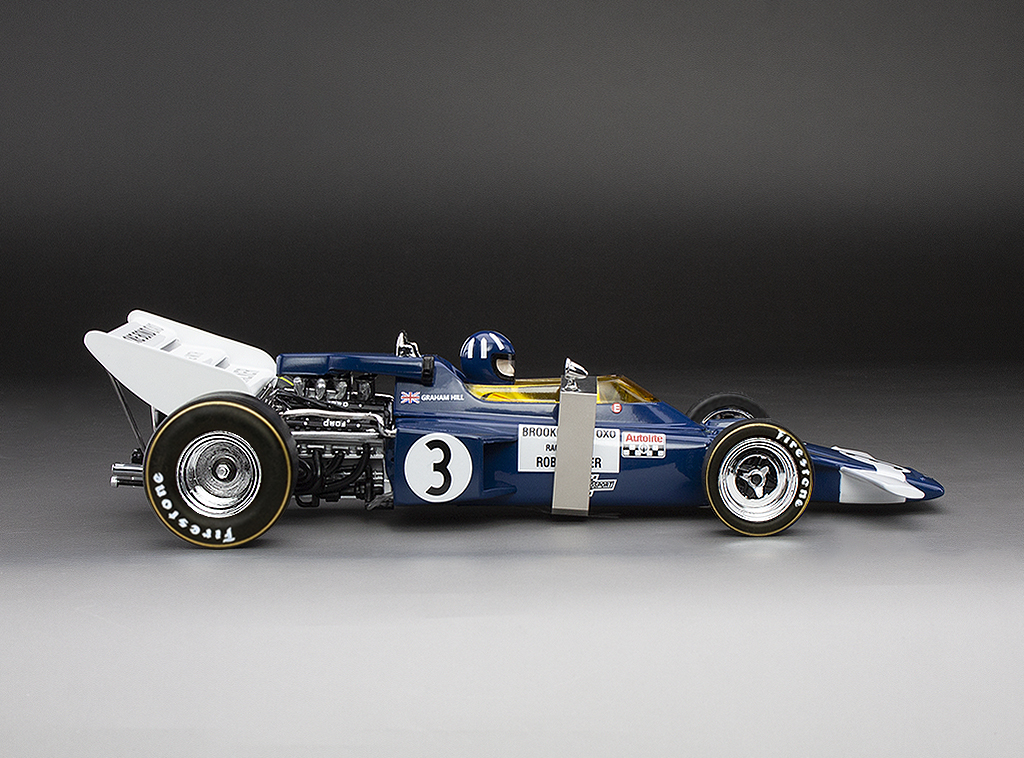 Fórmula 1 Lotus 72 Graham Hill International Gold Cup 1970 1:18