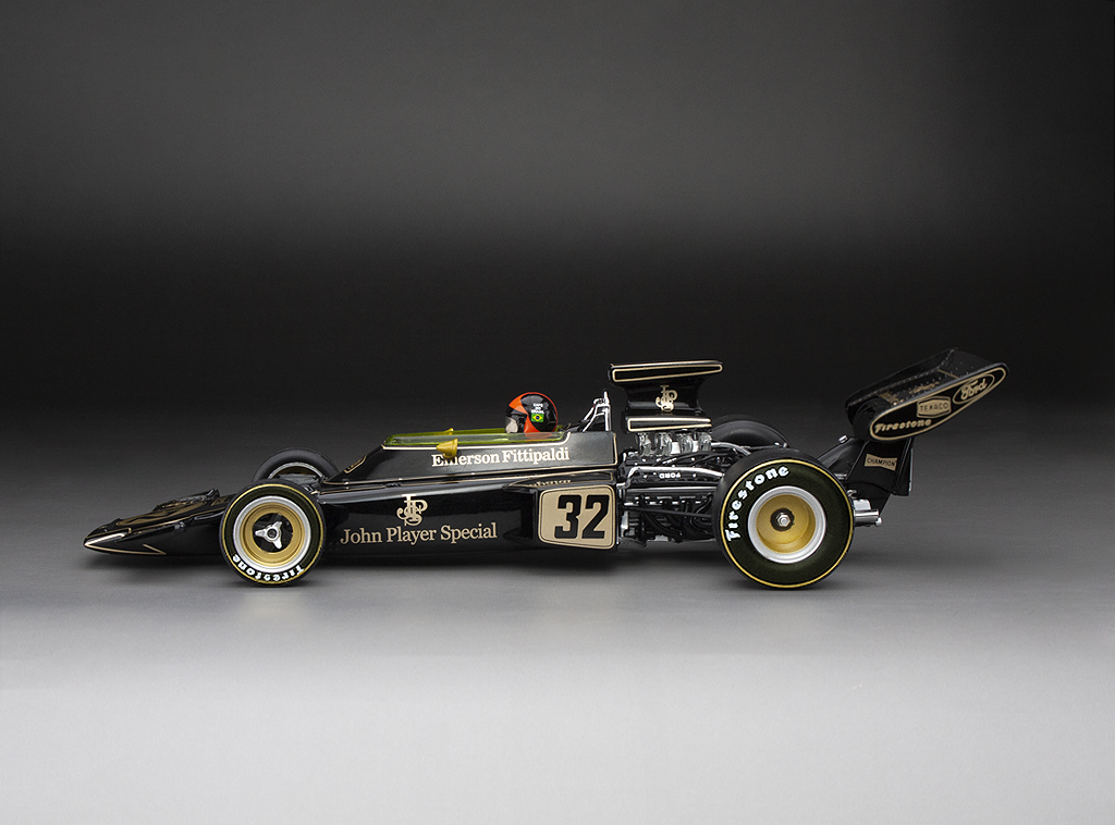 Fórmula 1 Lotus 72D Emerson Fittipaldi Winner Gp Belgian 1972 1:18