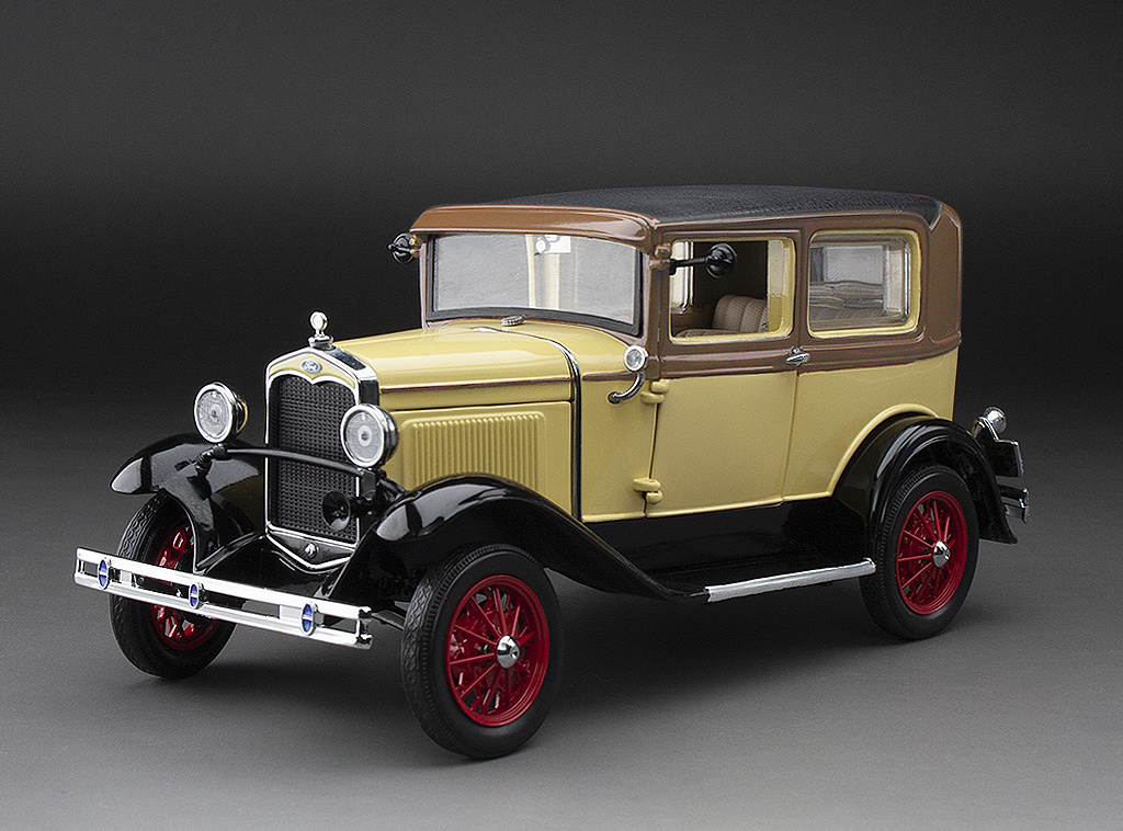 Ford Model A Tudor 1931 Sunstar 1:18 Bege - 20 anos! Loja on-line