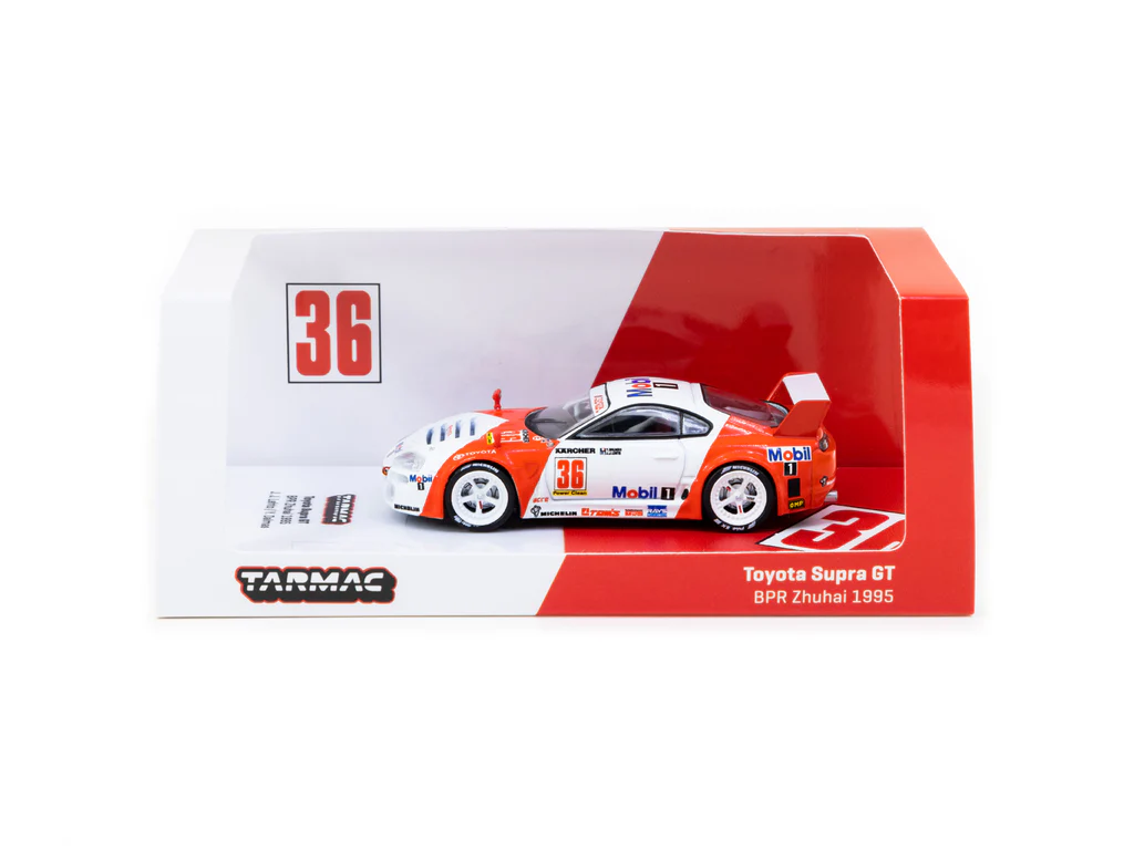 Toyota Supra GT BPR Zhuhai 1995 1:64 Tarmac Works - 20 anos! Loja