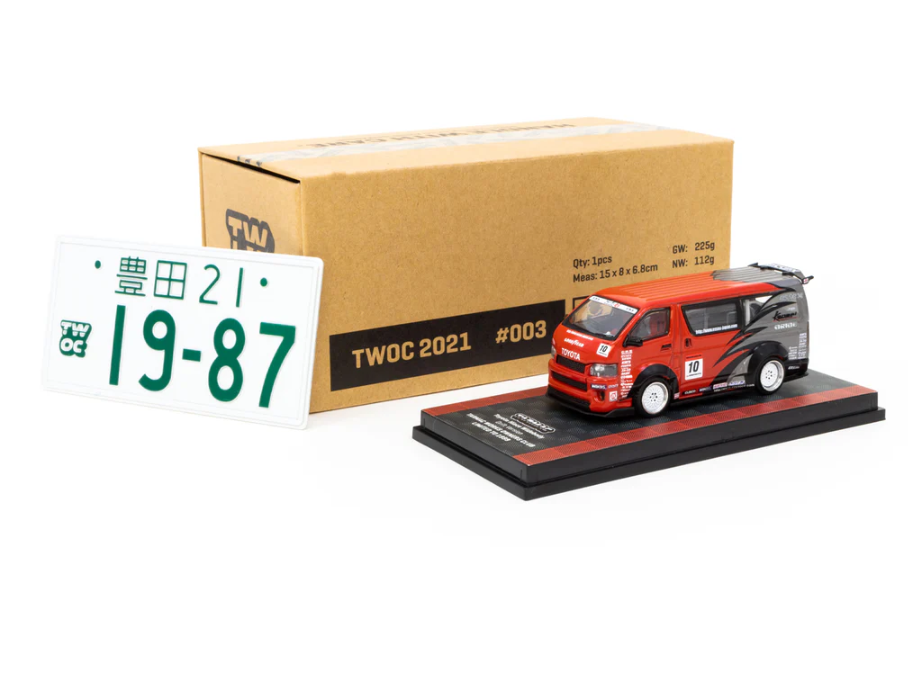 Toyota Hiace Widebody Drift Version TWOC 2021 1:64 Tarmac Works