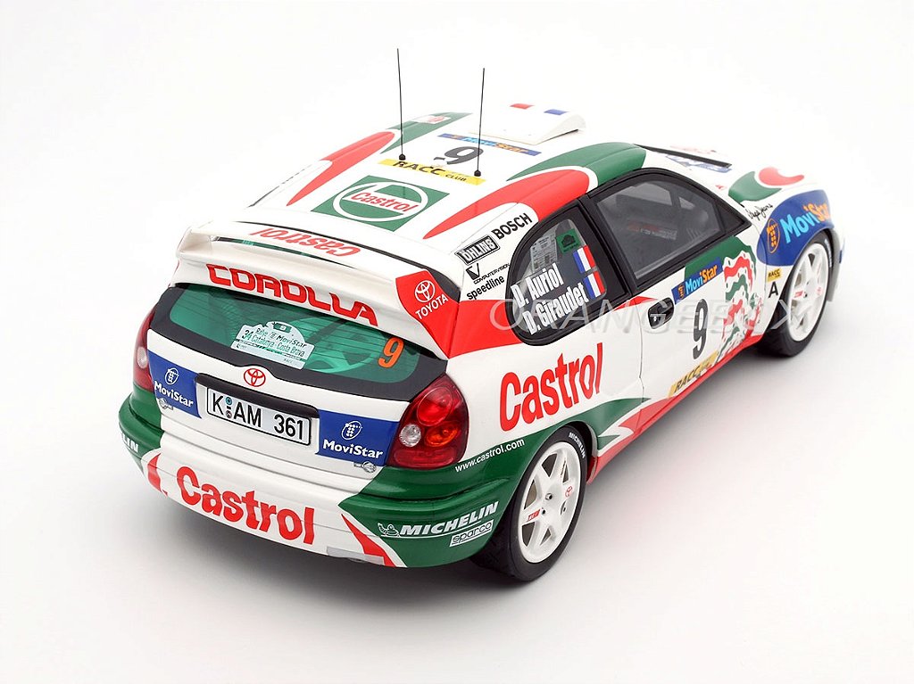 Toyota Corolla Rally WRC 1998 1:18 OttOmobile - 20 anos! Loja on