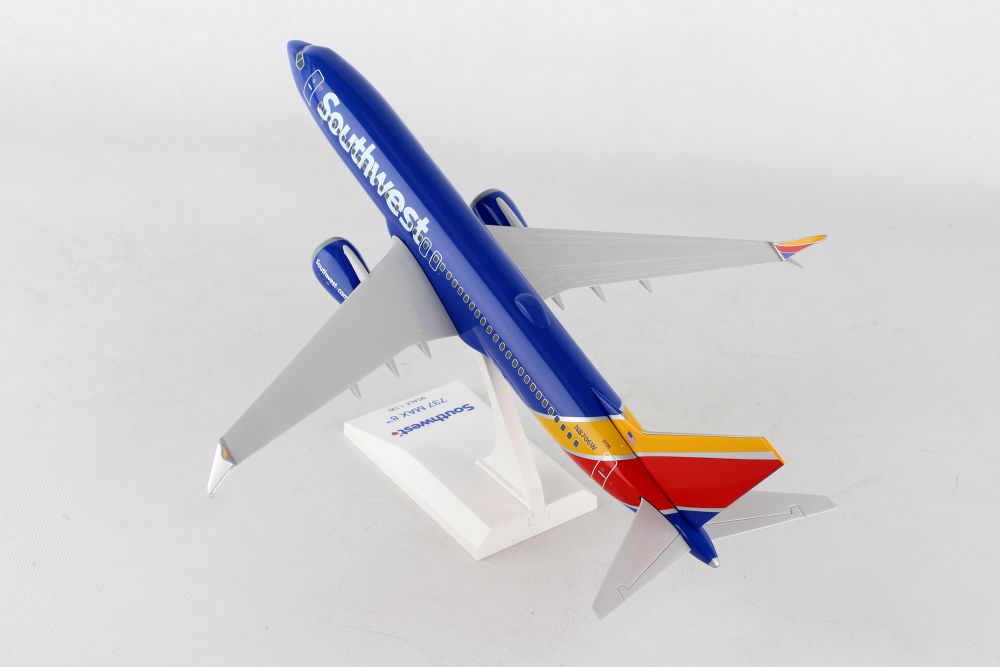 Avião Southwest 737-Max8 1:130 Skymarks - 20 anos! Loja on-line de