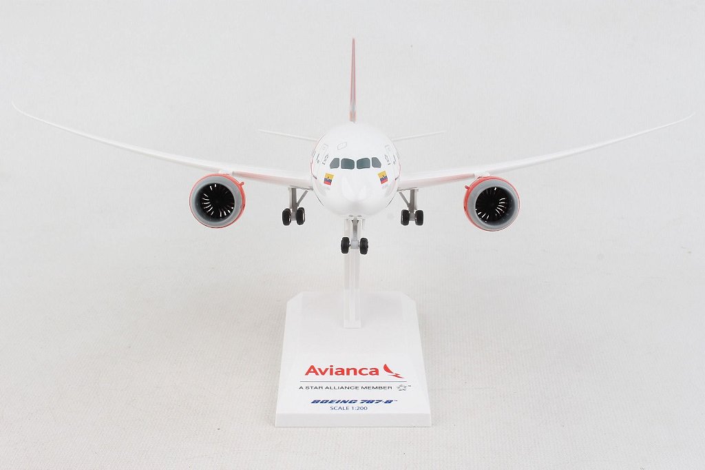 Avião Avianca New Livery B787-8 1:200 Skymarks - 20 anos! Loja on