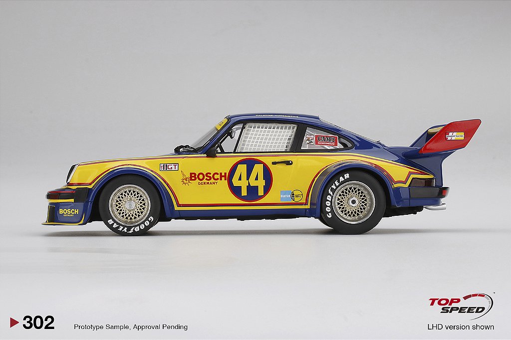 TSM 1/43 ポルシェ 934/5 IMSA ミッド-オハイオ 1977 Porsche 934.5 1977 IMSA Mid-Ohio 1:18 TopSpeed - 20 anos! Loja on