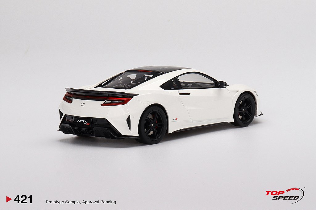 Honda NSX Type S 2022 130R 1:18 TopSpeed Branco - 20 anos! Loja on