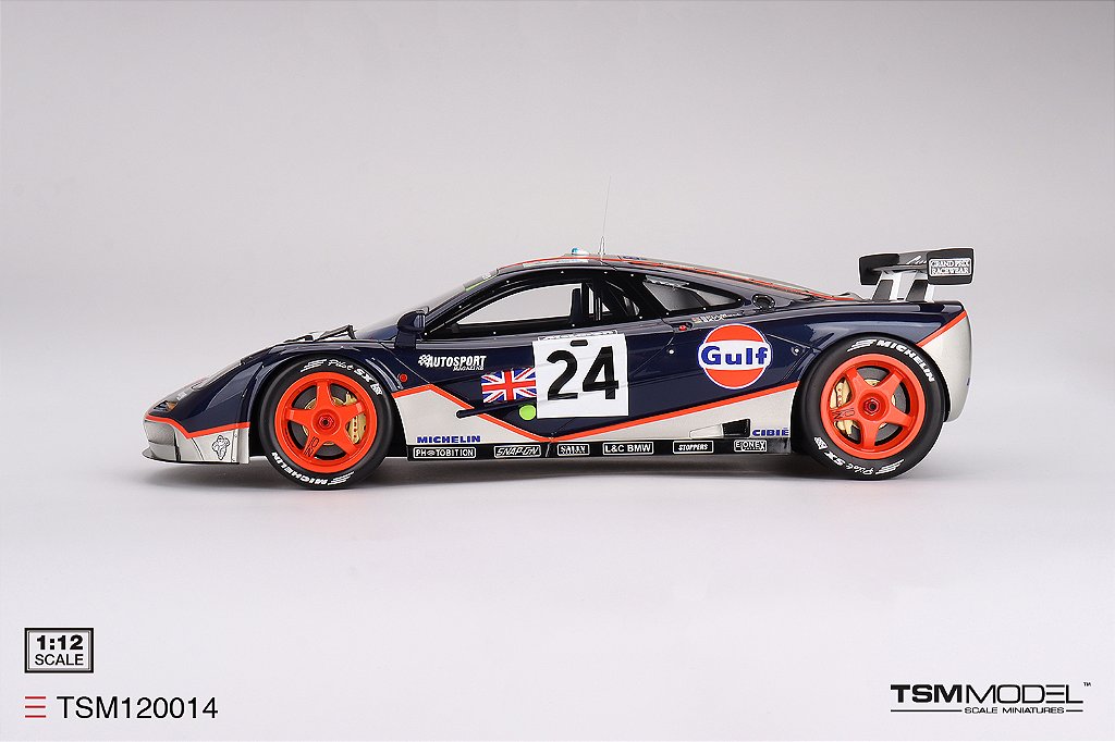 McLaren F1 GTR Gulf Racing 1995 Le Mans 24 Horas 1:12 TSM Model