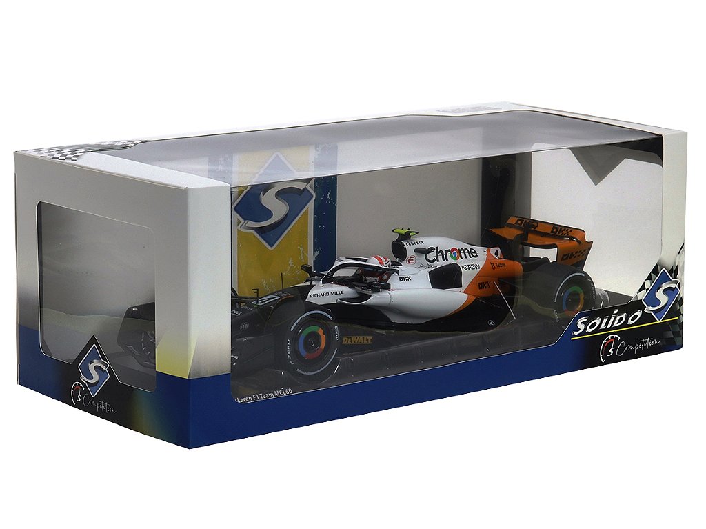 Fórmula 1 McLaren MCL60 Gp Monaco 2023 Lando Norris 1:18 Solido