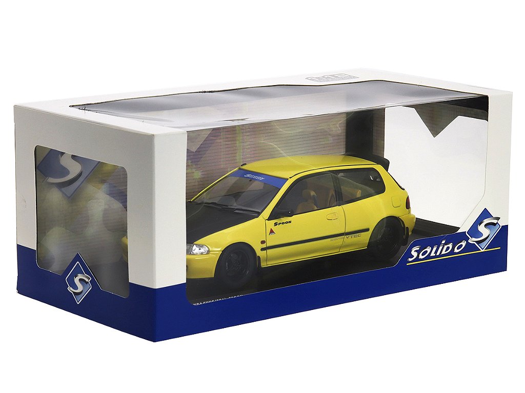 Honda Civic (EG6) 1991 1:18 Solido Amarelo - 20 anos! Loja on-line