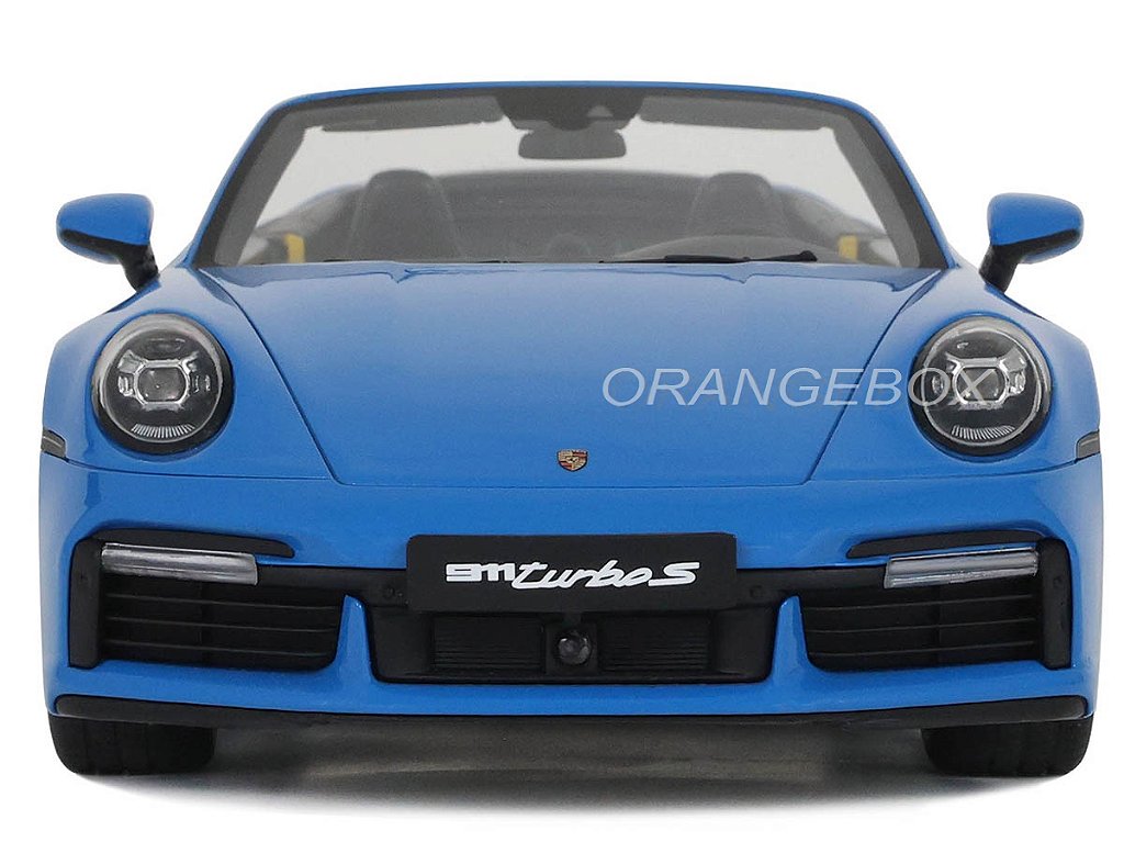 Porsche 911 (992) Turbo S Cabriolet 2020 1:18 GT Spirit Azul - 19