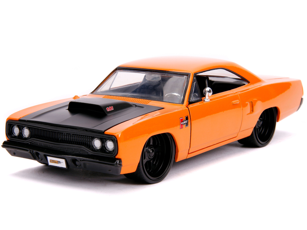 Plymouth Road Runner 1970 1:24 Jada Toys Laranja - 20 anos! Loja