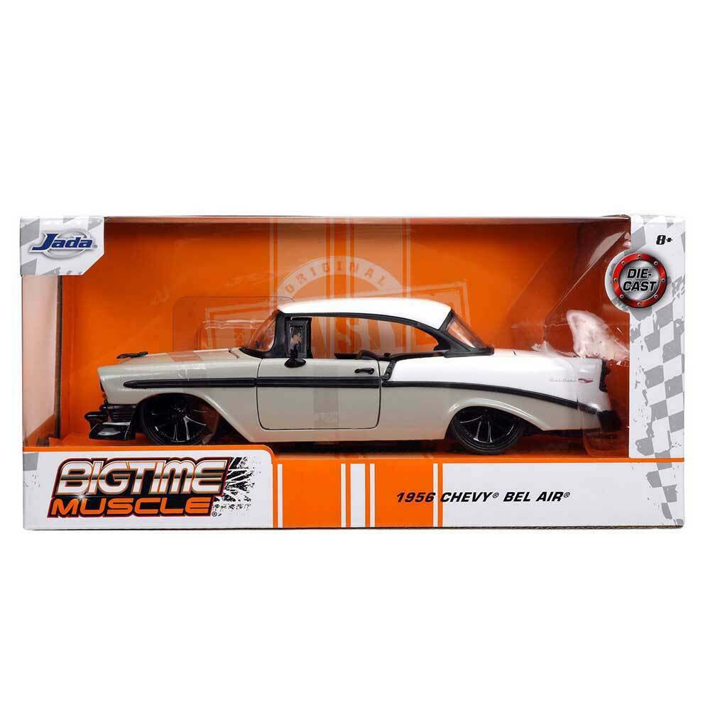 Chevy Bel Air 1956 1:24 Jada Toys Branco - 20 anos! Loja on-line