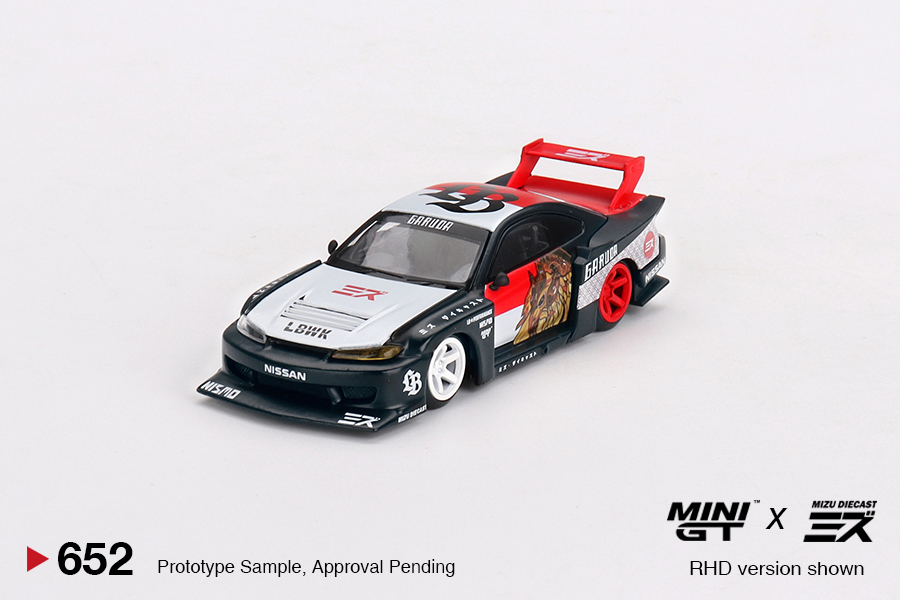 Nissan Silvia (S15) LB-Super Silhouette GARUDA 1:64 Mini GT - 19