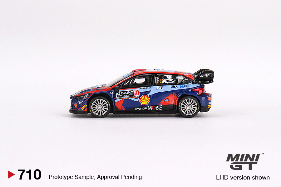 Hyundai i20 N Rally Hybrid 2023 Rally Monte Carlo 1:64 Mini GT